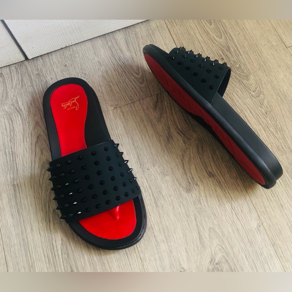 Christian Louboutin men slides Size 44EU, 10US - Picture 13 of 16
